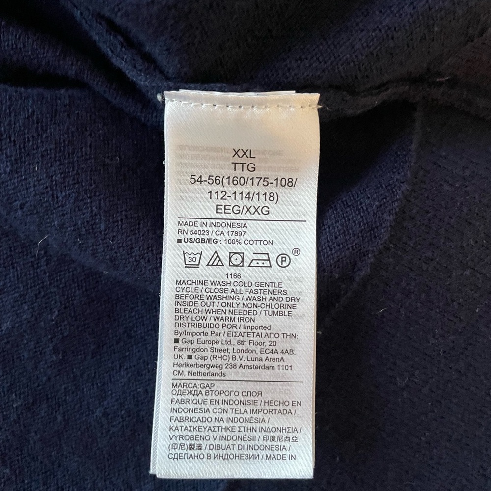 Gap Cardigan Navy Size XXL - Picture 4 of 6